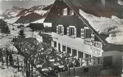 CPSM FRANCE 74 "Megève, Hotel Pylone"