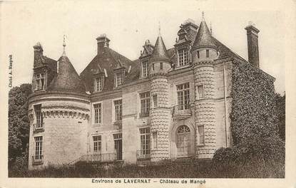 / CPA FRANCE 72 "Environs de Lavernat, château de Mangé"