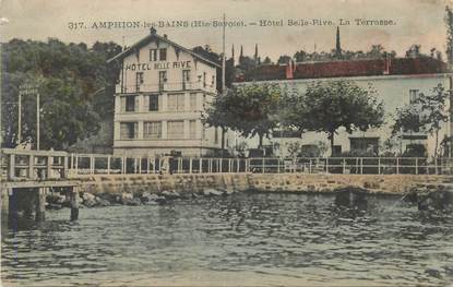 CPA FRANCE 74 "Amphion les Bains, Hotel Belle Rive