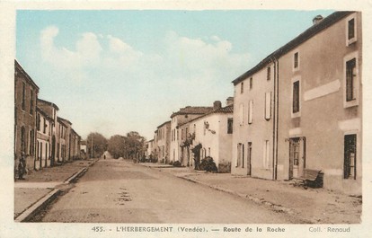 / CPA FRANCE 85 "l'Hébergement, route de la Roche"