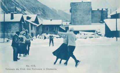 CPA FRANCE 74 "Chamonix, patinoire"