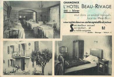 CPA FRANCE 74 "Chamonix, L'Hotel Beau Rivage"