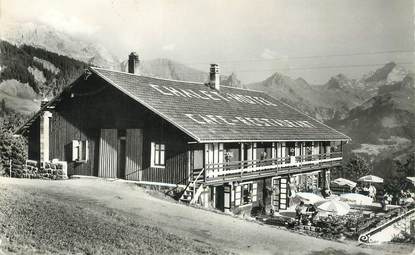 CPSM FRANCE 74 "Manigod, Chalet Hotel du Col de la Croix Fry"