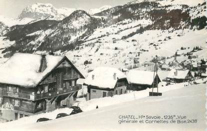 CPSM FRANCE 74 "Chatel, Cornettes de Bise"