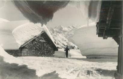 CPSM FRANCE 74 "Le Col des Aravis, chalets sous la neige"