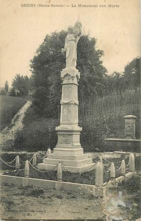 CPA FRANCE 74 "Groisy, le monument aux morts"