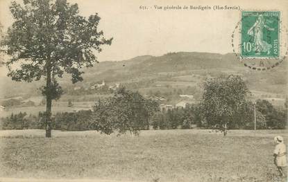 CPA FRANCE 74 "vue générale de Burdignin"