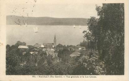 CPA FRANCE 74 "Maxilly, le Lac Léman"