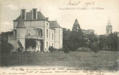 CPA FRANCE 85 "Saint Fulgent, le chateau"