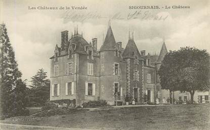 CPA FRANCE 85 "Sigournais, le chateau"