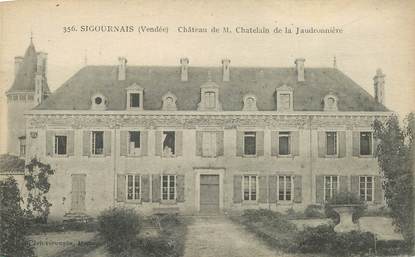 CPA FRANCE 85 "Sigournais, le chateau"