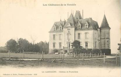 CPA FRANCE 85 "La Garnache, chateau de Fonteclose"