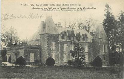 CPA FRANCE 85 "La Gaubretière, le chateau de Ramberge""
