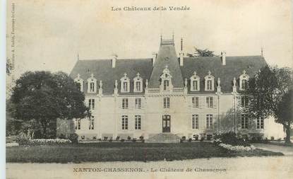 CPA FRANCE 85 "Xanton Chassenon, le chateau"