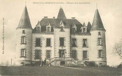 CPA FRANCE 85 "Chaillé les Ormeaux, chateau de la Jousselinière"