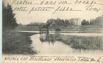 CPA FRANCE 85 "Chateau de Rortheau par Belleville sur Vie"