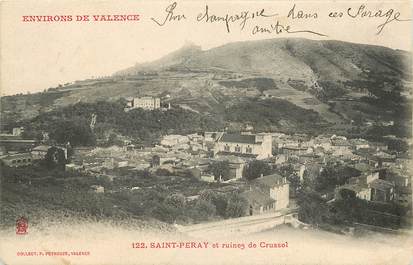 CPA FRANCE 07 "Saint Péray, Ruines de Crussol"