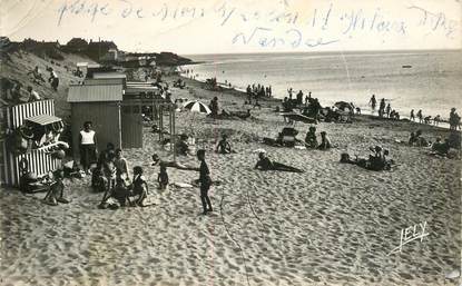 CPSM FRANCE 85 "Sion sur l'Océan, la plage"