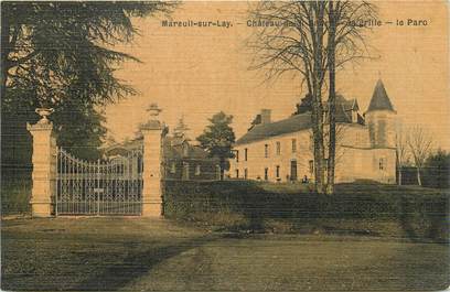 CPA FRANCE 85 "Mareuil sur Lay, chateau"