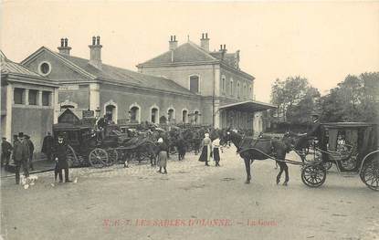 CPA FRANCE 85 "Les Sables d'Olonne, la gare"