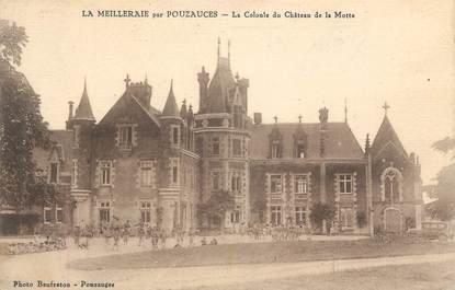 CPA FRANCE " La Meilleraie par Pouzauces - LaColonie du chateau de la Motte "