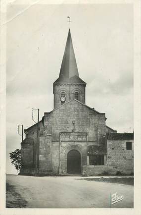 CPSM FRANCE 85 "Pouille, Eglise et la rte de Fontenay"