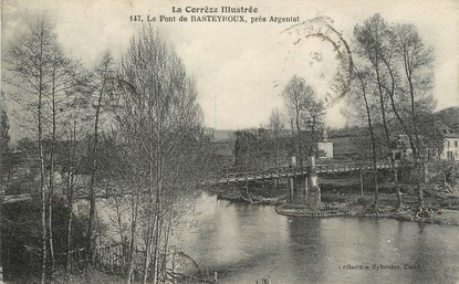 / CPA FRANCE 19 "Le pont de Basteyroux près Argentat"