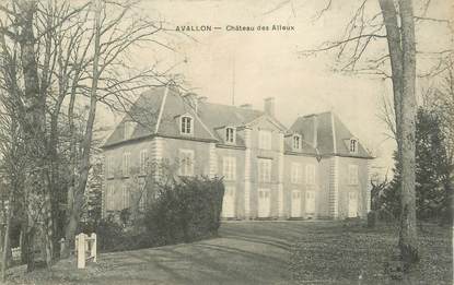 CPA FRANCE 89 "Avallon, le chateau des Alleux"