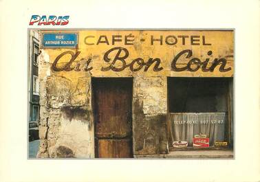 CPSM FRANCE 75019 "Paris, Café Hotel Au bon coin"