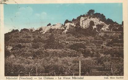CPA FRANCE 84 "Mérindol, le chateau"