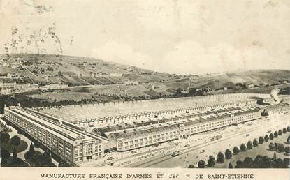 CPA FRANCE 42 "Saint Etienne, Manufacture française d'Armes et cycles "