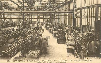 CPA FRANCE 42 "Saint Etienne, Manufacture française d'Armes et cycles "