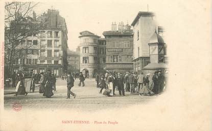 CPA FRANCE 42 "Saint Etienne, Place du Peuple"