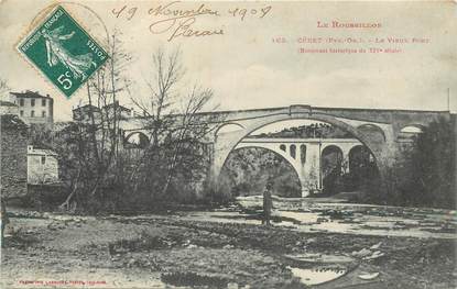 CPA FRANCE 66 "Céret, le vieux pont"