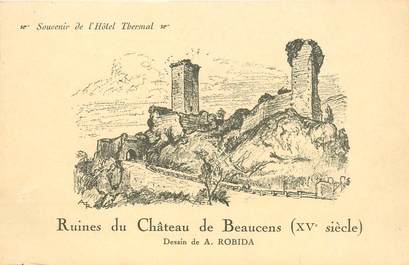 CPA FRANCE 65 "Ruines du Chateau de Beaucens" ROBIDA