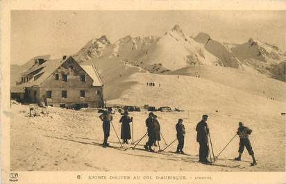 CPA FRANCE 65 "Sports d'Hiver au col d'Aubisque, l'Hotel"