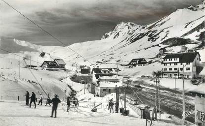 CPSM FRANCE 65 "La Mongie, téleski Pene"