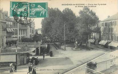 CPSM FRANCE 65 "Bagnères de Bigorre, place des Pyrénées"