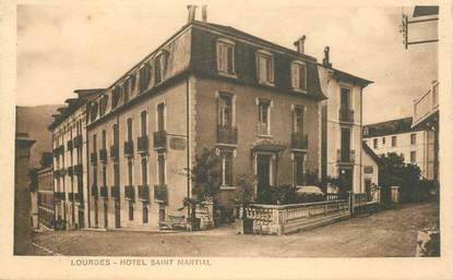 CPA FRANCE 65 "Lourdes, Hotel Saint Martial"