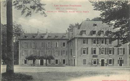 CPA FRANCE 64 "Saint Christau, Hotel du Mogol et Hotel de la poste"