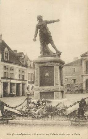 CPA FRANCE 64 "Nay, monument aux morts"