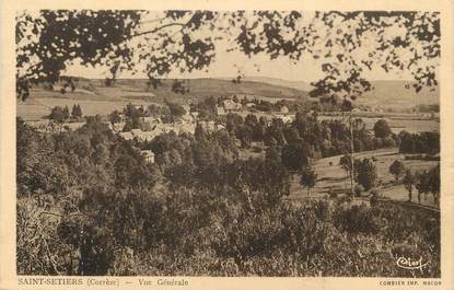 / CPA FRANCE 19 "Saint setiers, vue générale"