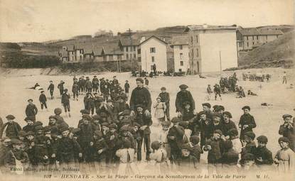 CPA FRANCE 64 "Hendaye plage"