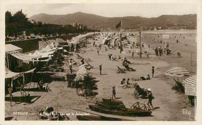 CPA FRANCE 64 "Hendaye, la plage sud"