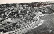 64 PyrÉnÉe Atlantique CPSM FRANCE 64 "Guéthary, vue aérienne de la plage"