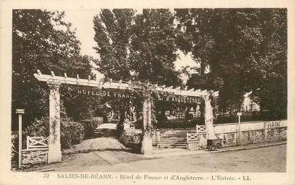 CPA FRANCE 64 "Salies de Béarn, Hotel de France et d'Angleterre"