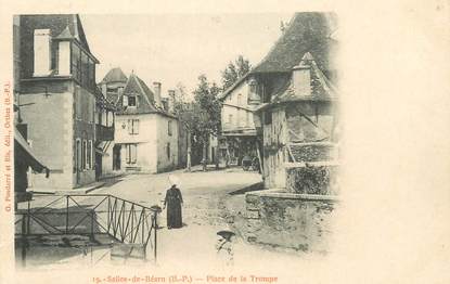 CPA FRANCE 64 "Salies de Béarn, Place de la Trompe"