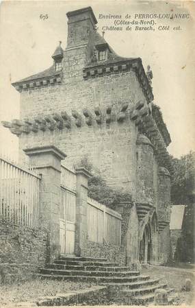 CPA FRANCE 22 "Environ de Perros Louannec, le chateau de Barach"