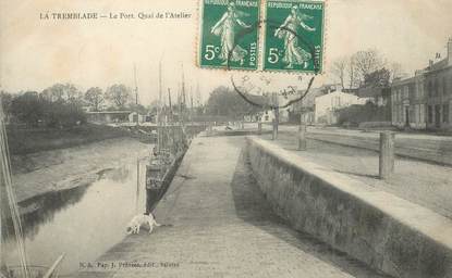 CPA FRANCE 17 "La Tremblade, le port"