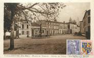 17 Charente Maritime CPA FRANCE 17 "Taillebourg, la place du marché"